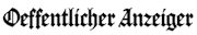 Öffentlicher Anzeiger